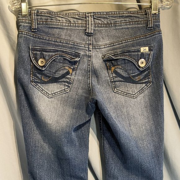 LEI Life Energy Intelligence Ashley Trouble Jeans Size 2! EUC! - Picture 5 of 15